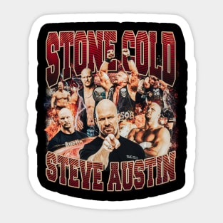 Stone Cold Steve Austin Bootleg Tee Sticker